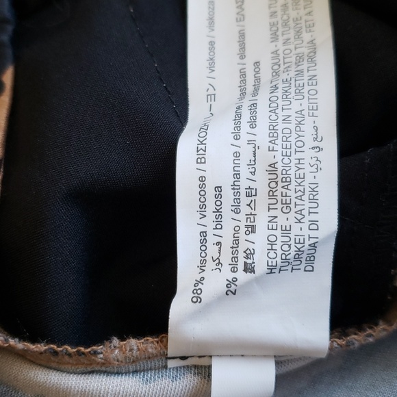 ZARA Animal print pants - Picture 8 of 8
